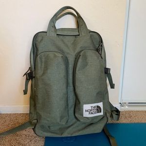 North Face Crevasse Backpack in Green